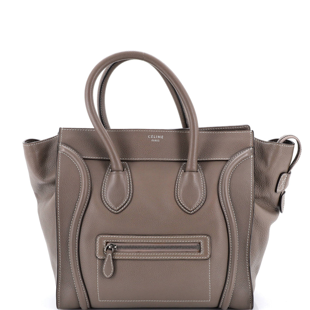 Luggage Bag Grainy Leather Mini