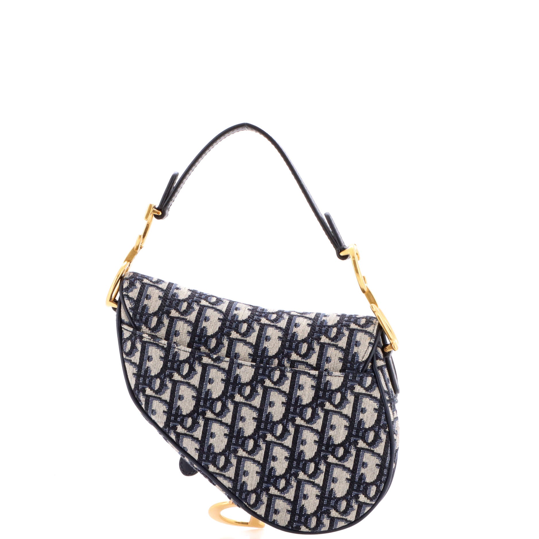 Saddle Handbag Oblique Canvas Mini