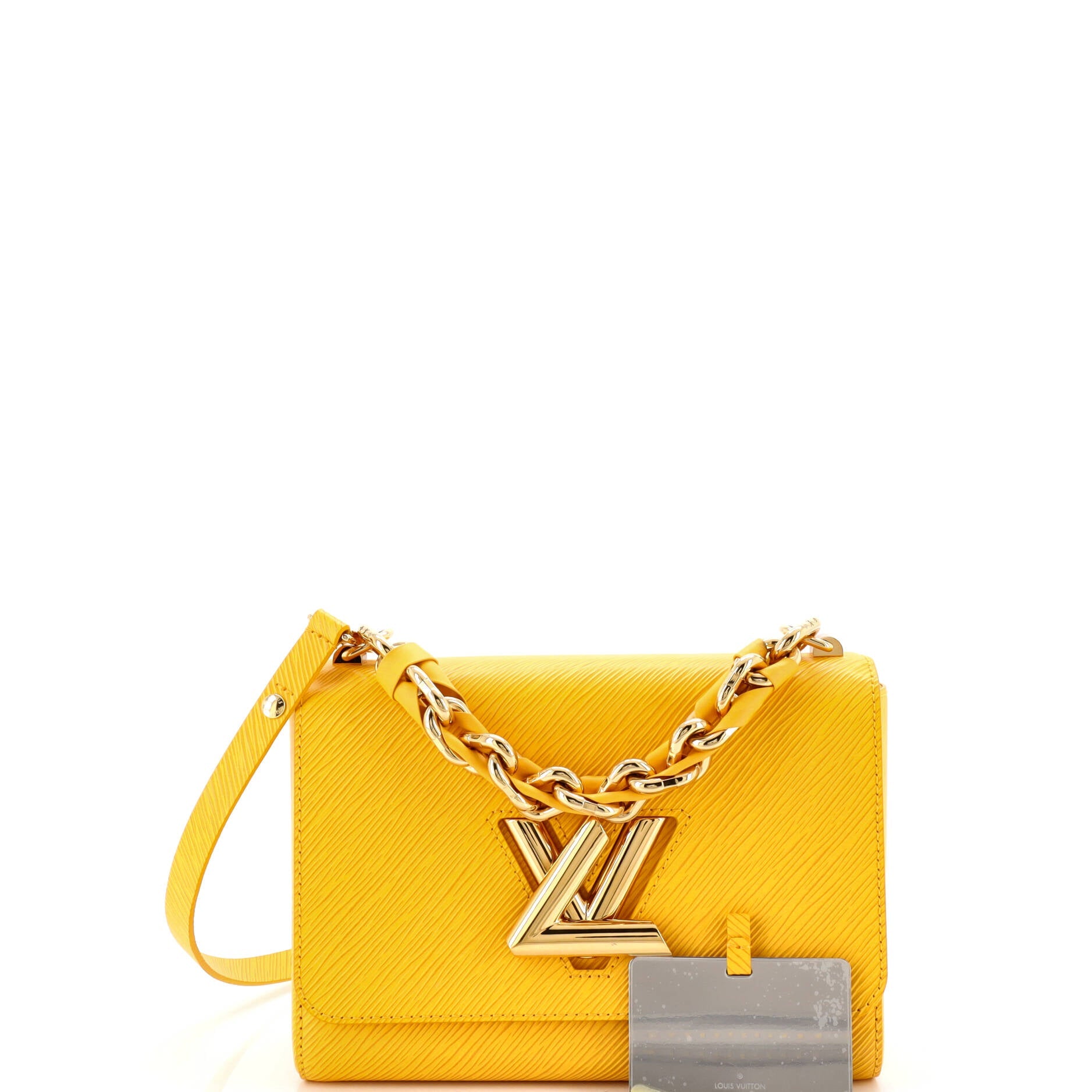 Braided Handle Twist Bag Epi Leather MM