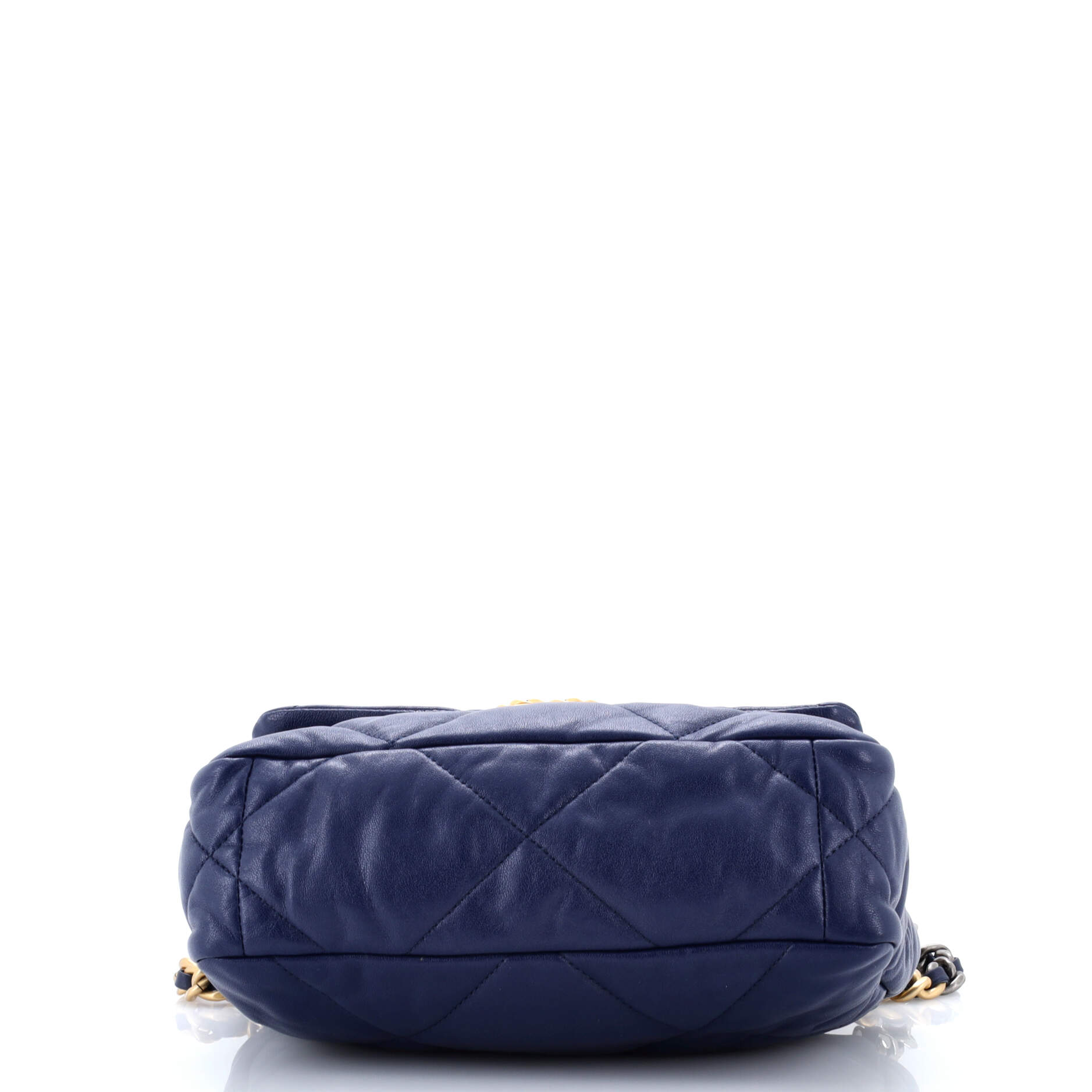 19 Flap Bag Quilted Leather Medium