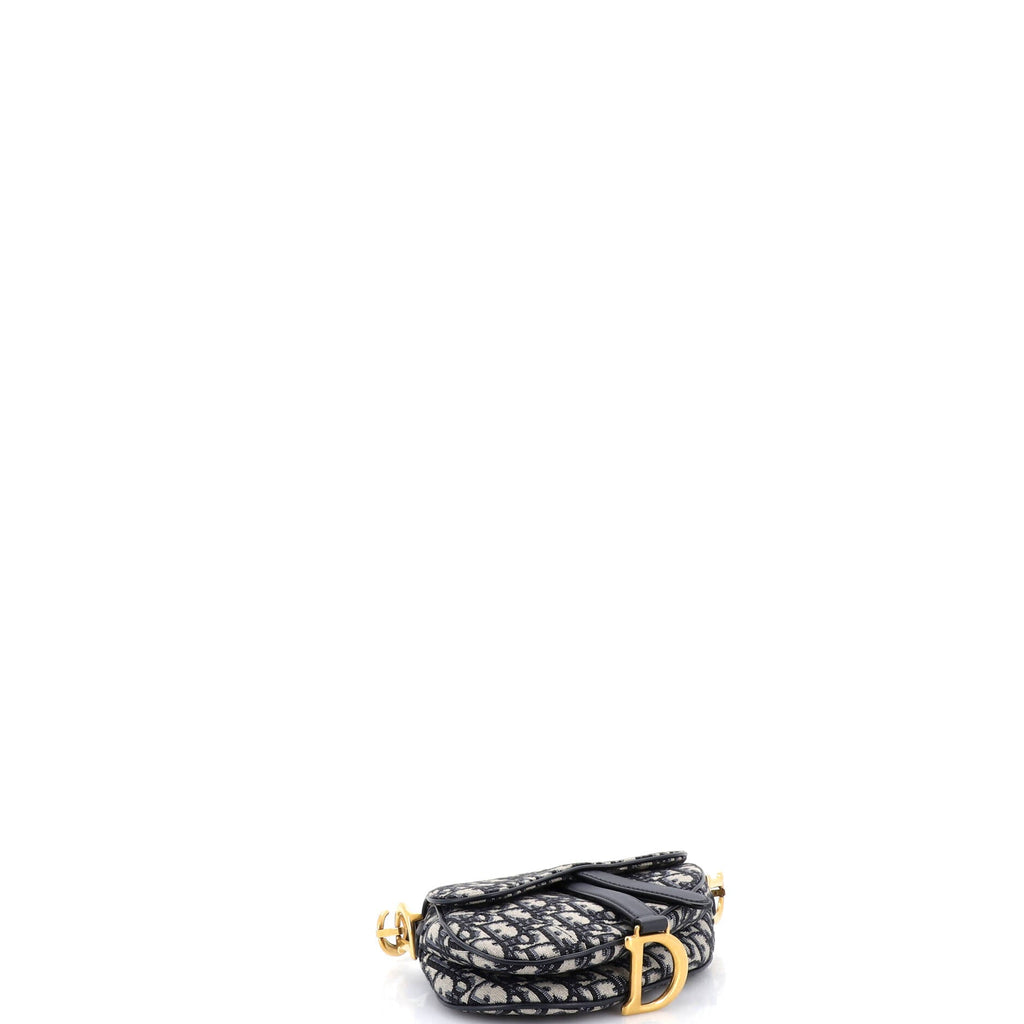 Saddle Handbag Oblique Canvas Mini