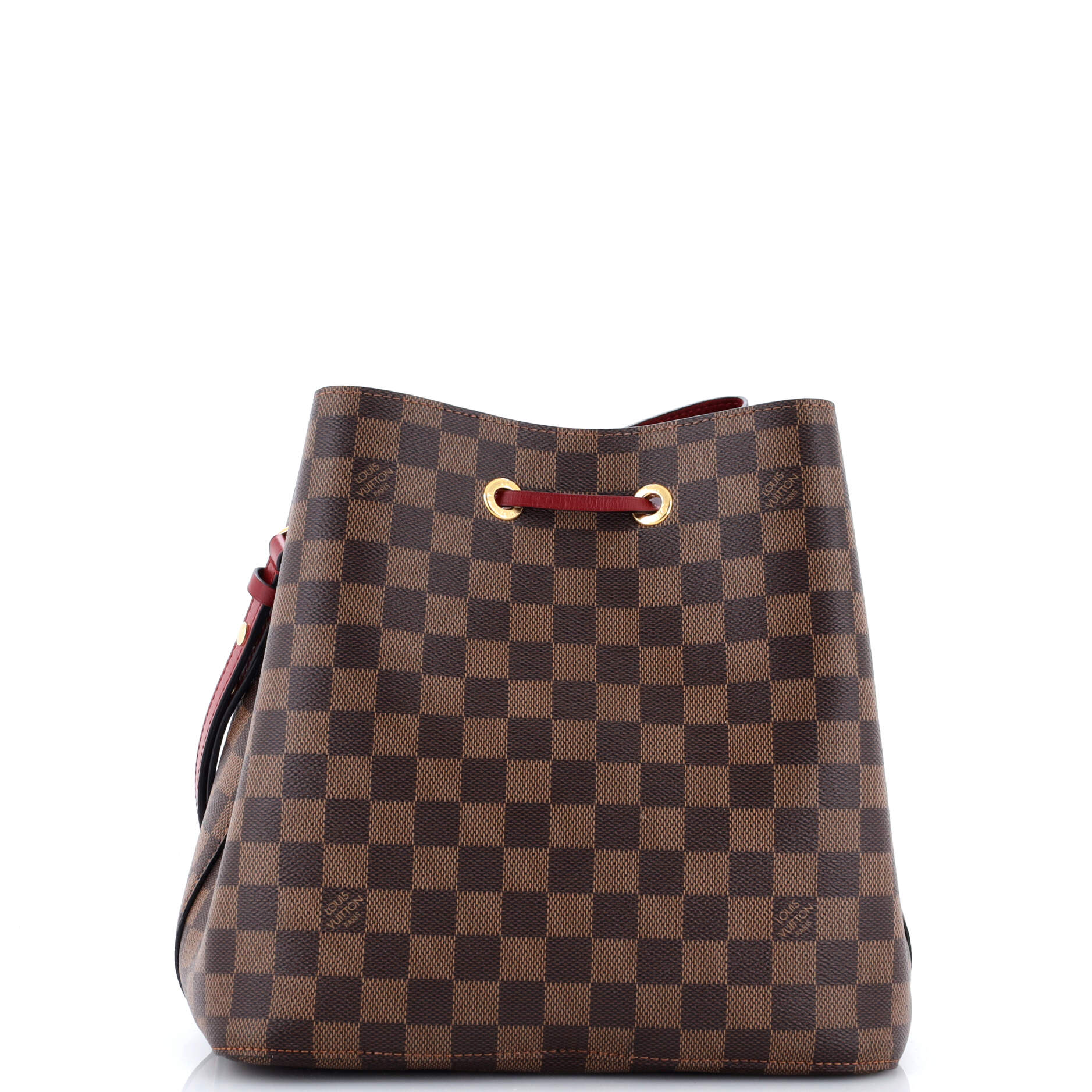 NeoNoe Handbag Damier with Leather MM