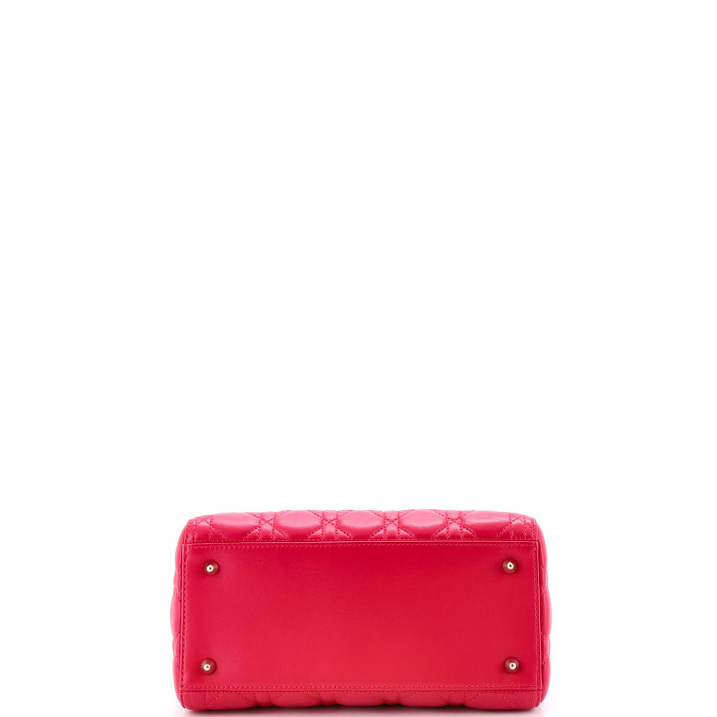 Lady Dior Bag Cannage Quilt Lambskin Medium