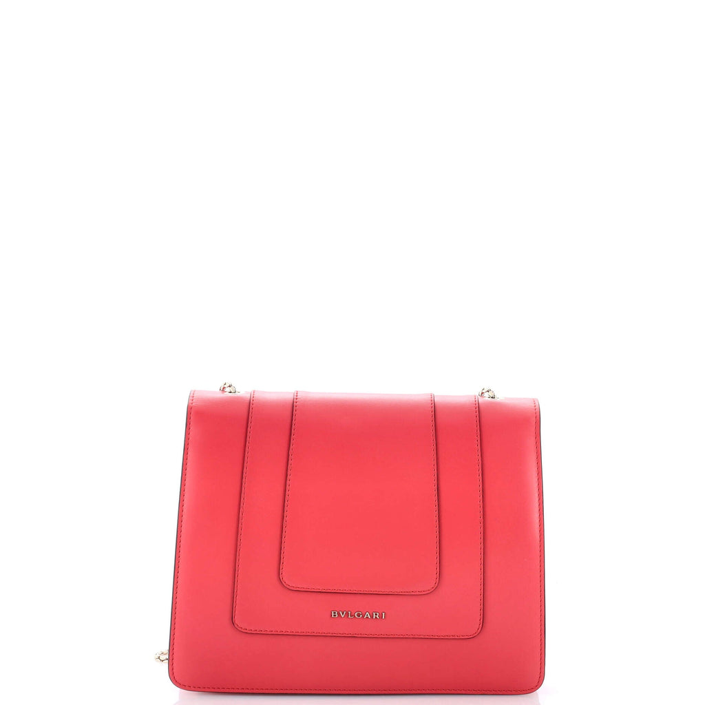 Serpenti Forever Square Shoulder Bag Leather Medium