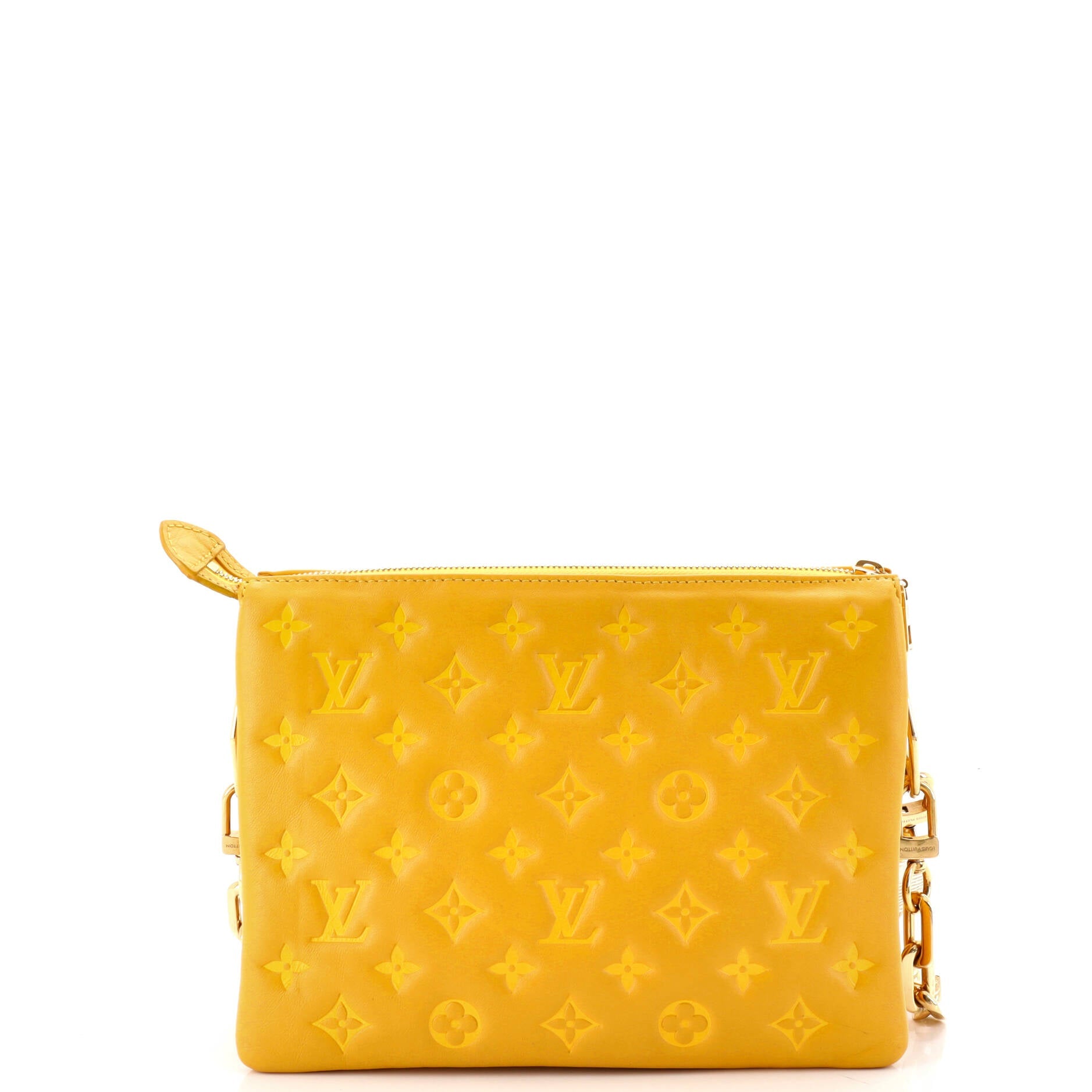 Coussin Bag Monogram Embossed Lambskin PM