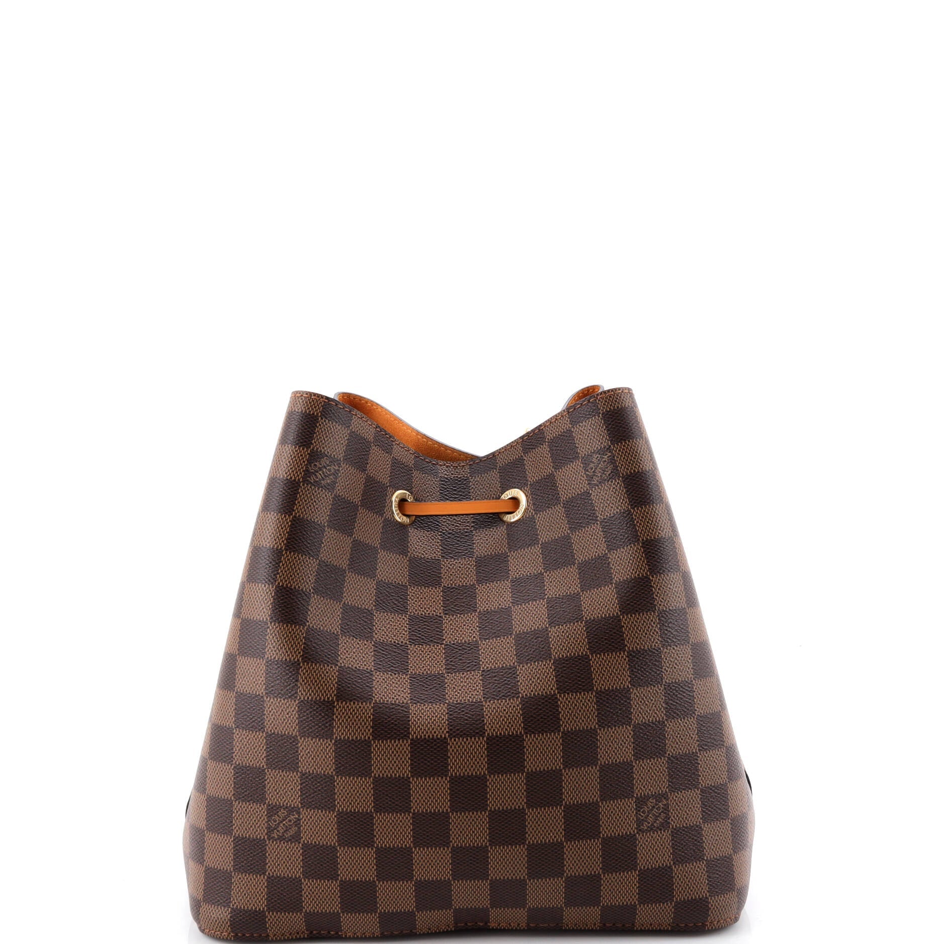NeoNoe Handbag Damier with Leather MM