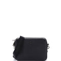 CD Icon Double Zip Pouch Leather