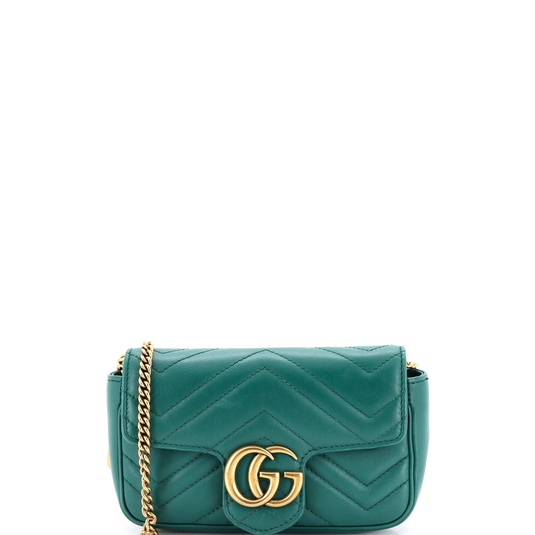 GG Marmont Flap Bag Matelasse Leather Super Mini