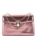Serpenti Forever Shoulder Bag Metallic Leather Medium