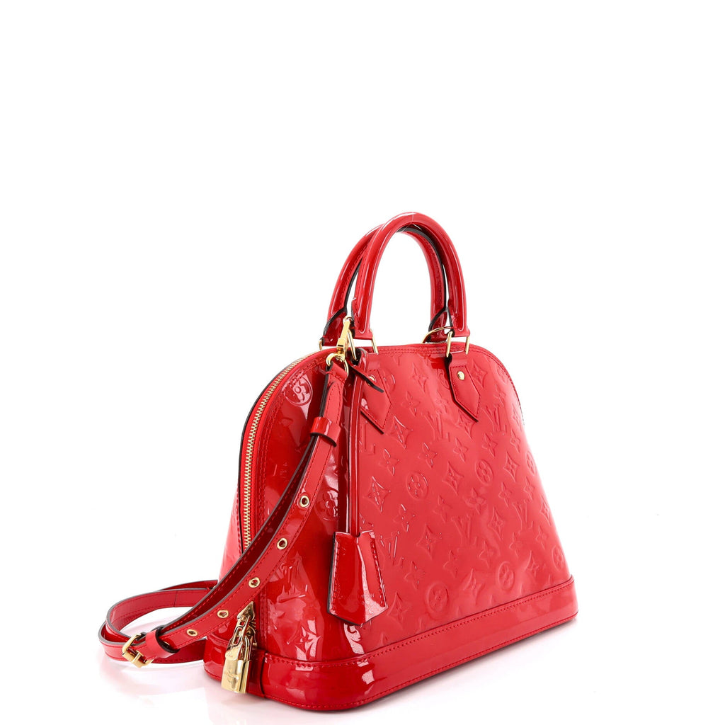 Alma Handbag Monogram Vernis PM