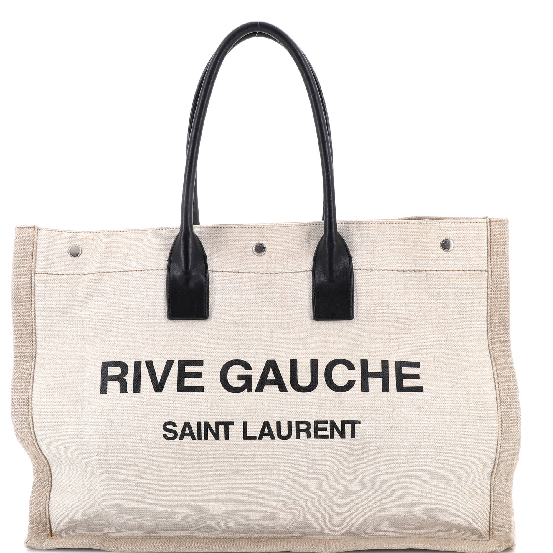 Rive Gauche Shopper Tote Canvas Large
