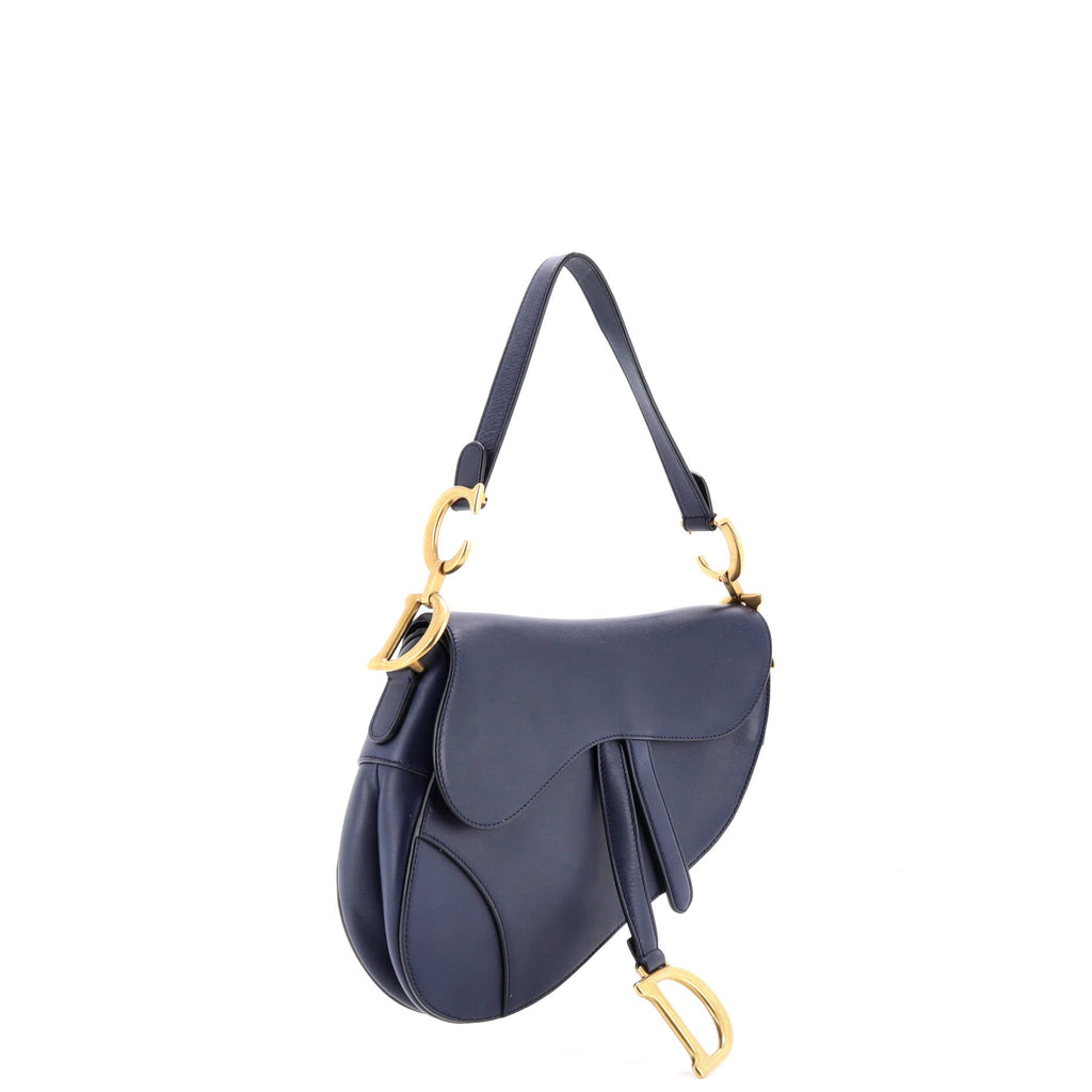 Saddle Handbag Leather Medium