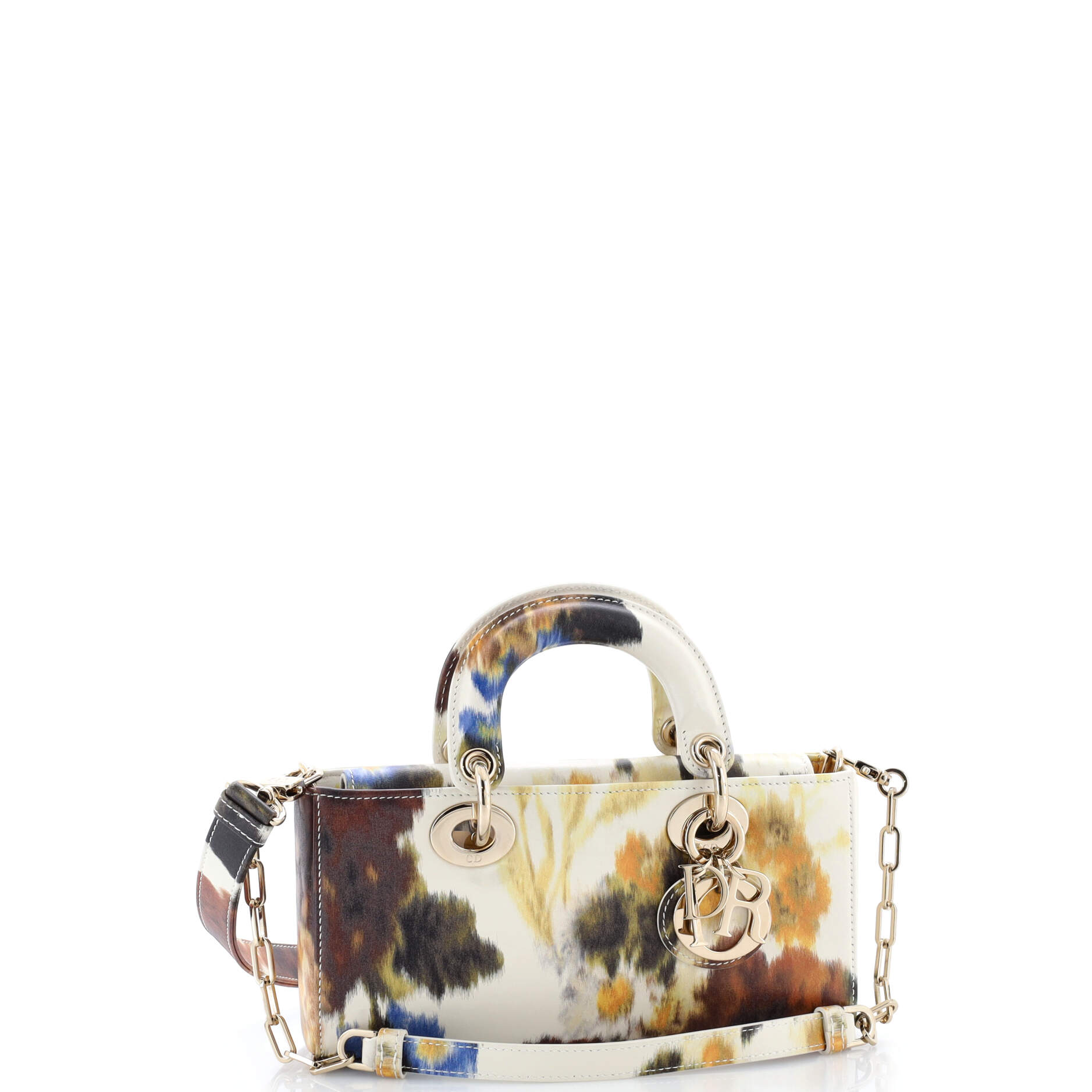 Lady D-Joy Bag Printed Leather Small
