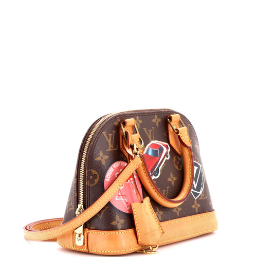 Alma Handbag Limited Edition World Tour Monogram Canvas BB