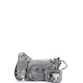 Le Cagole Giant Studs Full Flap Bag Leather XS