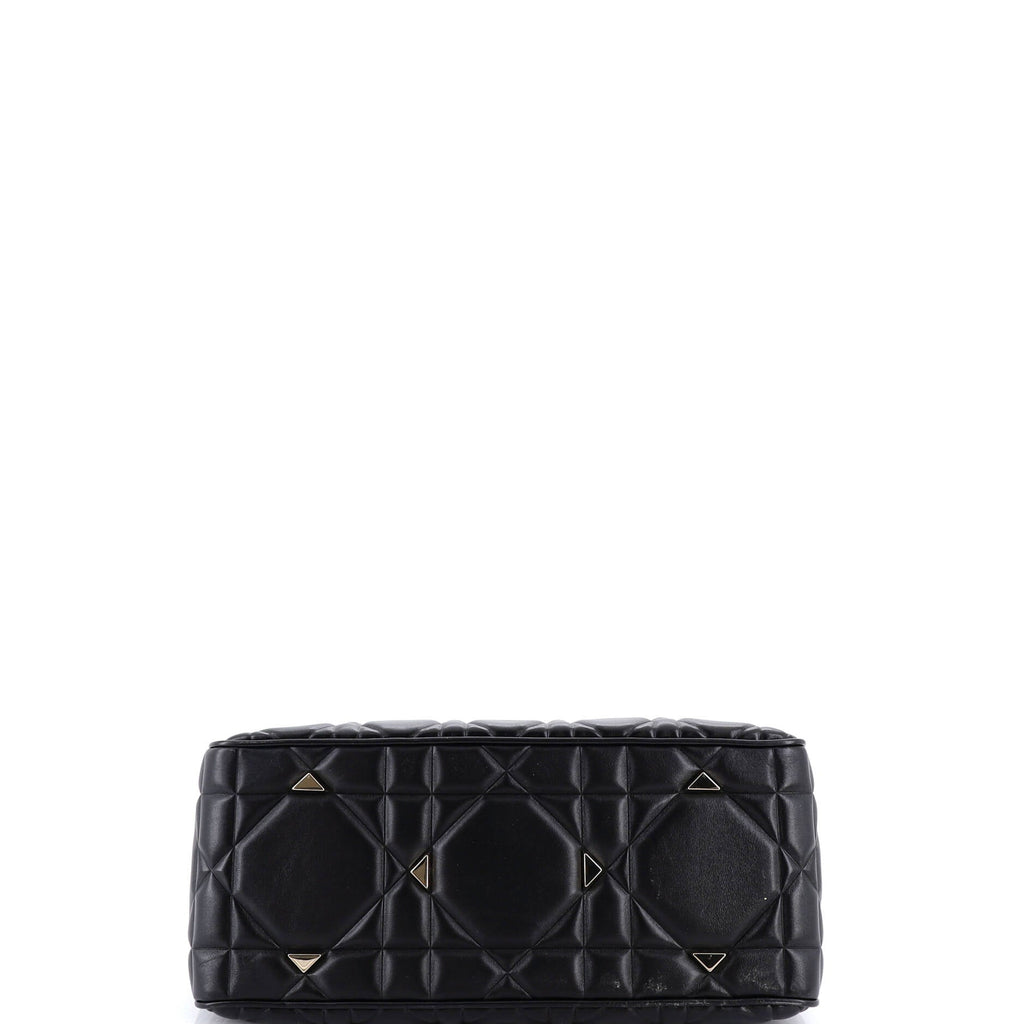 Lady 95.22 Bag Cannage Embossed Leather Large