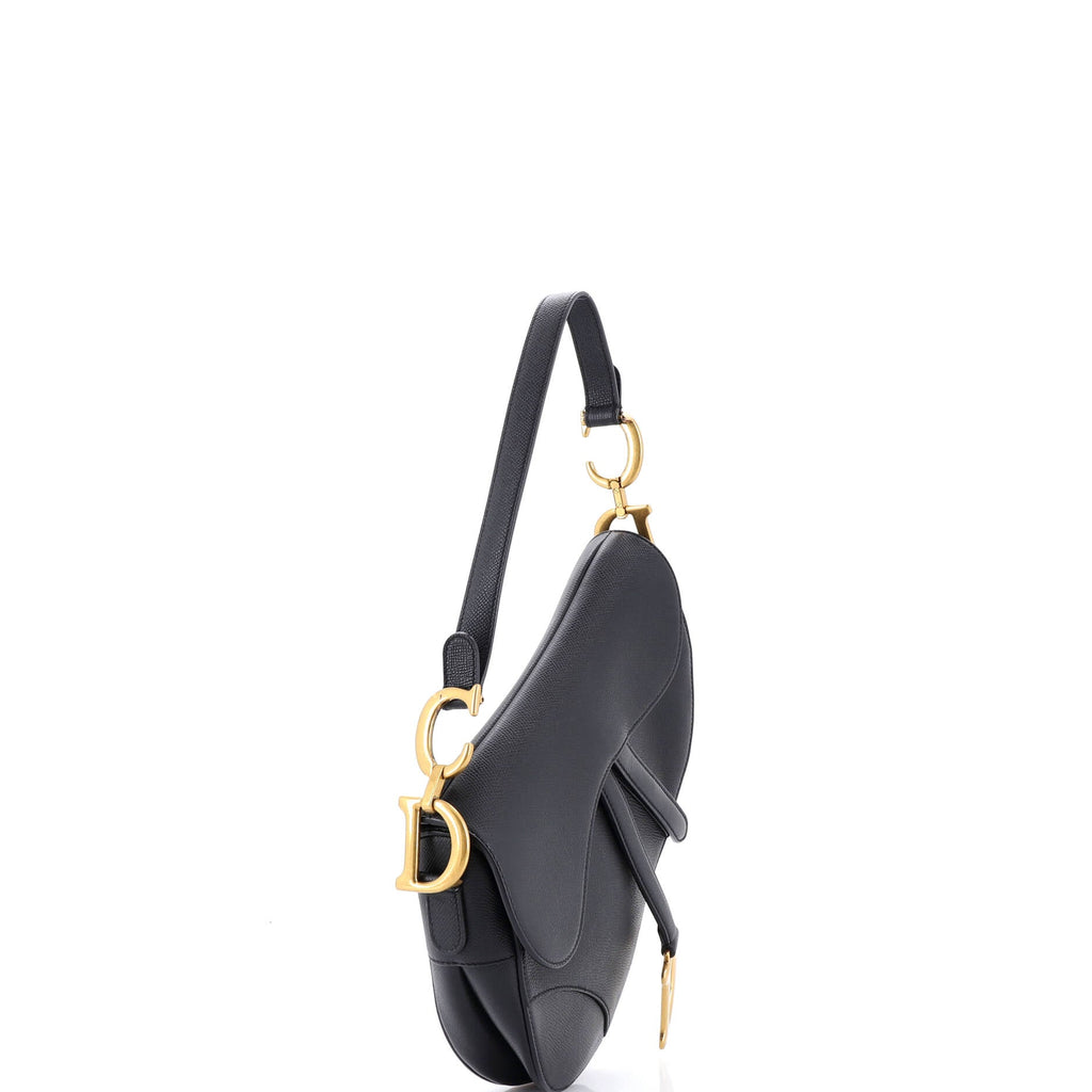 Saddle Handbag Leather Medium