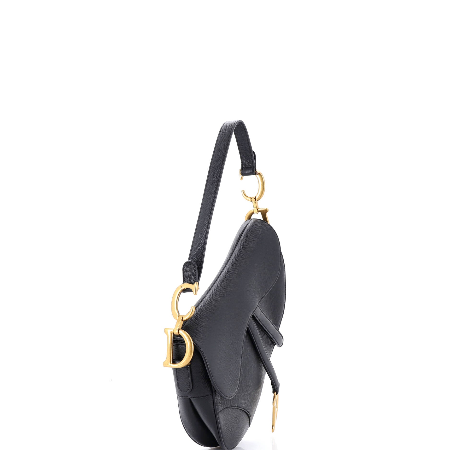 Saddle Handbag Leather Medium