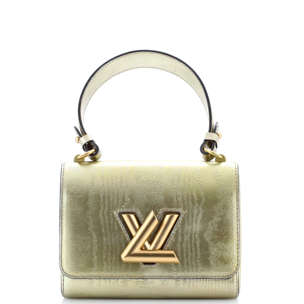Twist Handbag Gravity Gold Calfskin PM