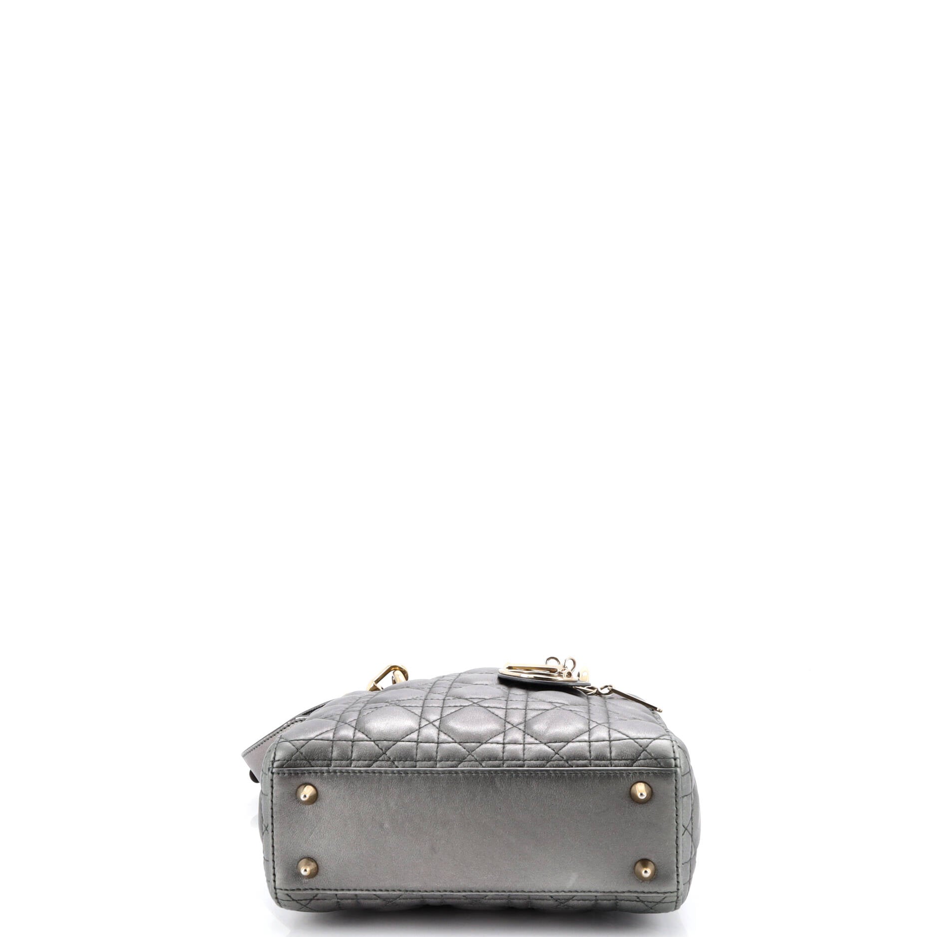 My ABCDior Lady Dior Bag Metallic Cannage Quilt Leather