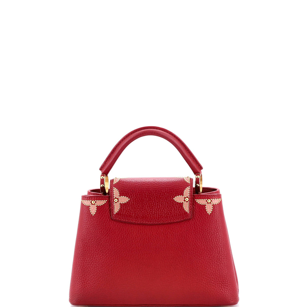 Capucines Bag Leather with Embellished Detail BB