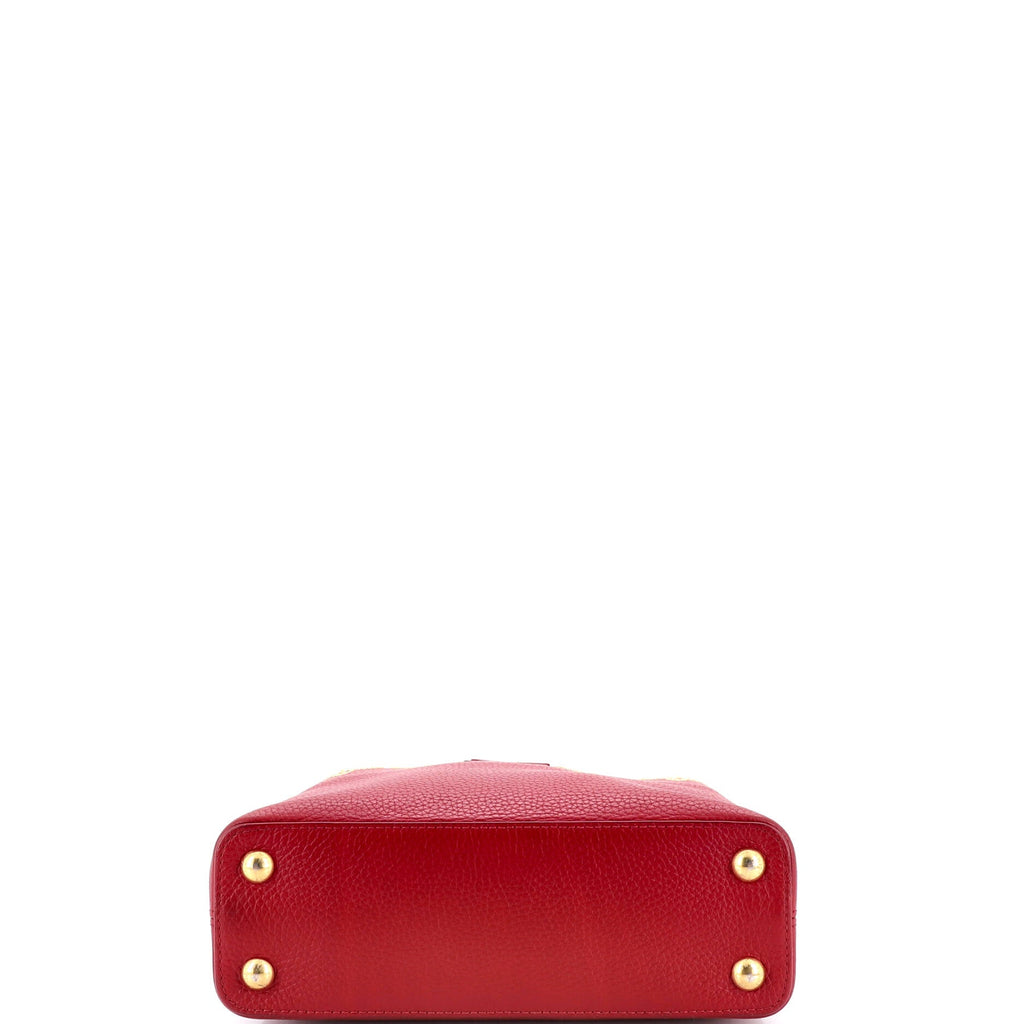 Capucines Bag Leather with Embellished Detail BB