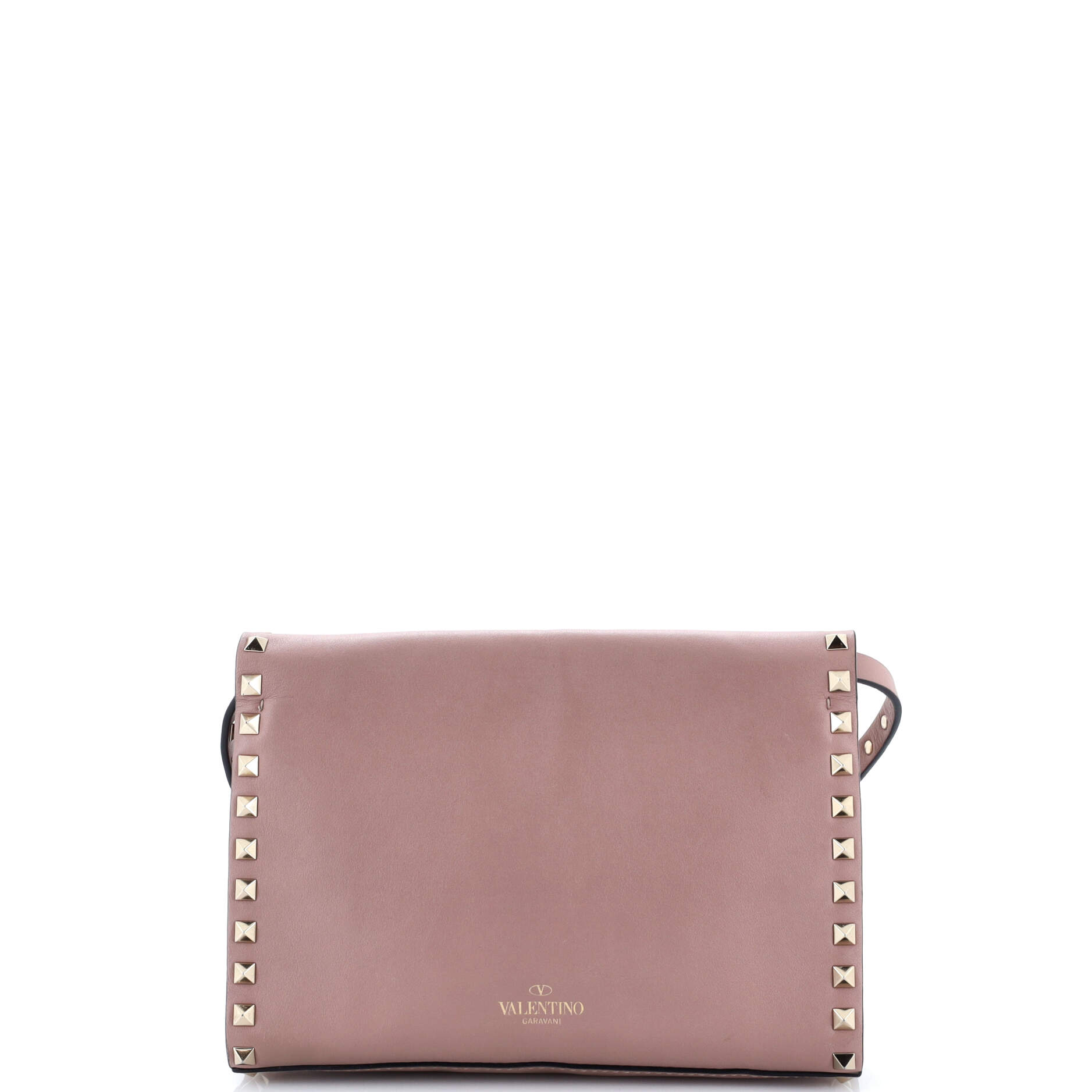 Rockstud Flip Lock Flap Bag Leather Medium