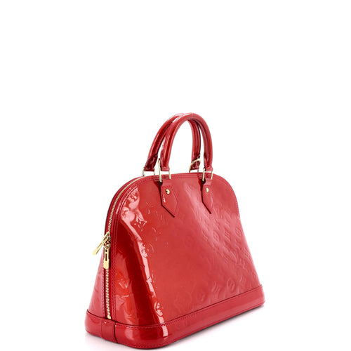 Alma Handbag Monogram Vernis PM
