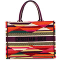 Book Tote Embroidered Canvas Medium