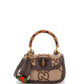 Bamboo 1947 Top Handle Bag Jumbo GG Canvas Small