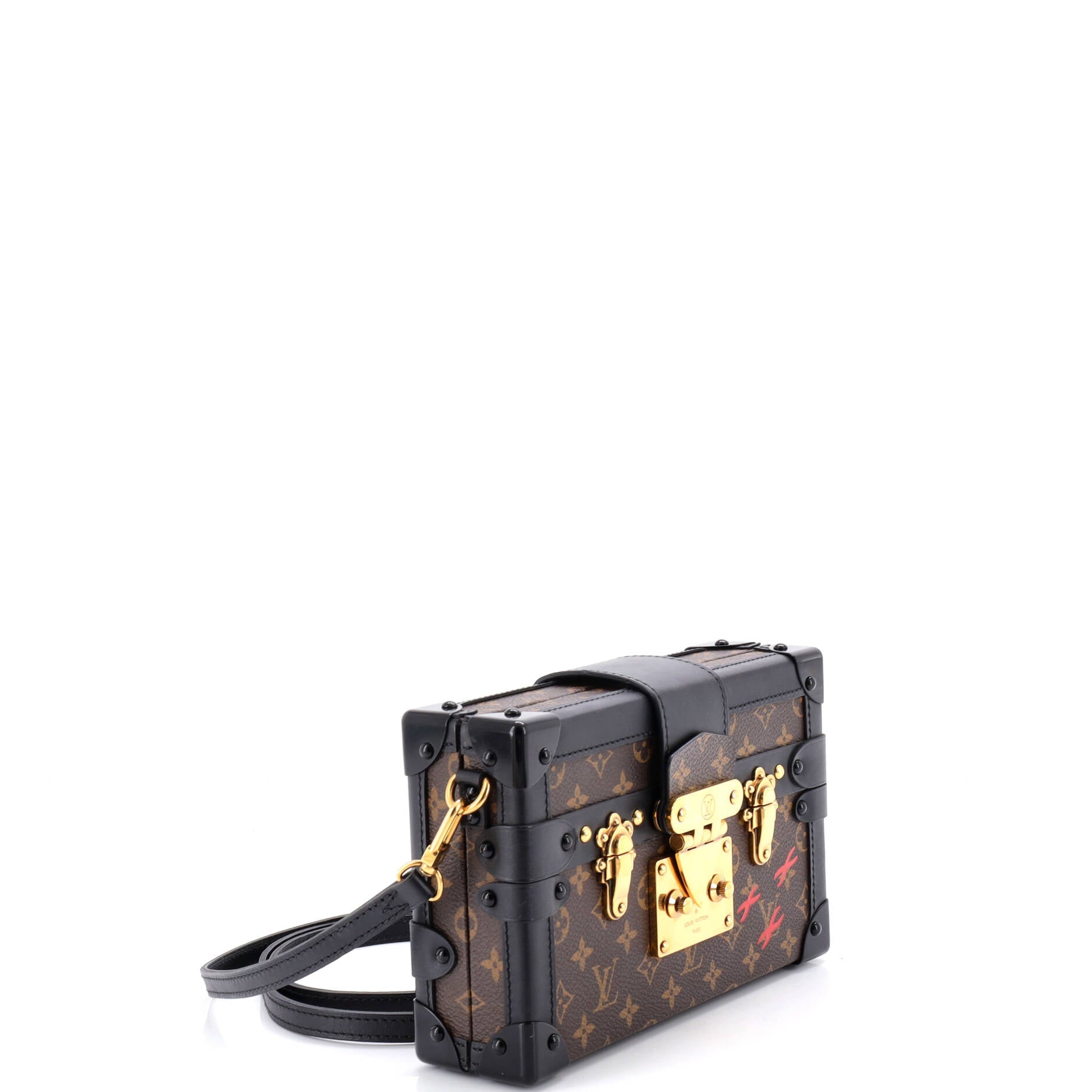 Petite Malle Handbag Monogram Canvas