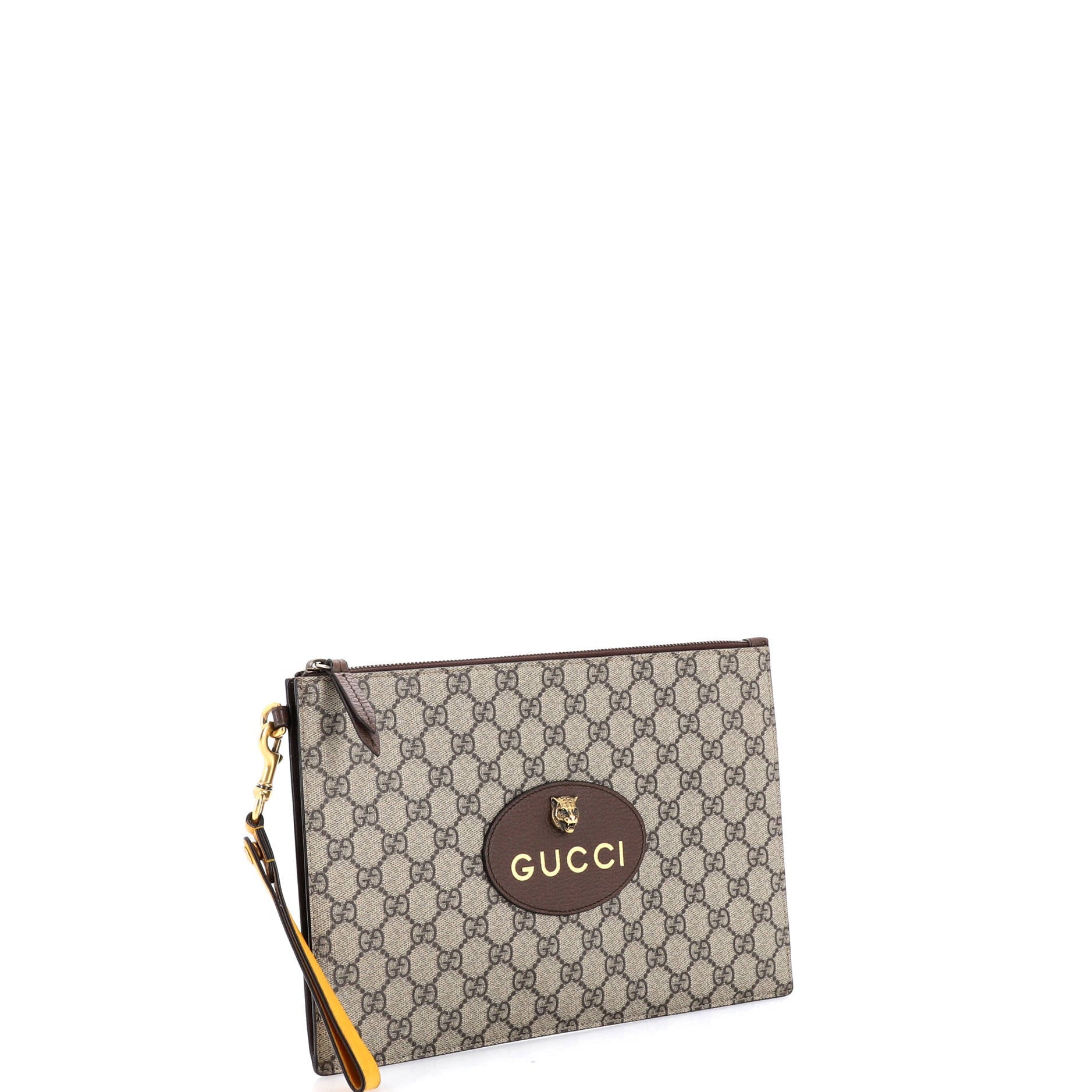 Neo Vintage Wristlet Pouch GG Coated Canvas