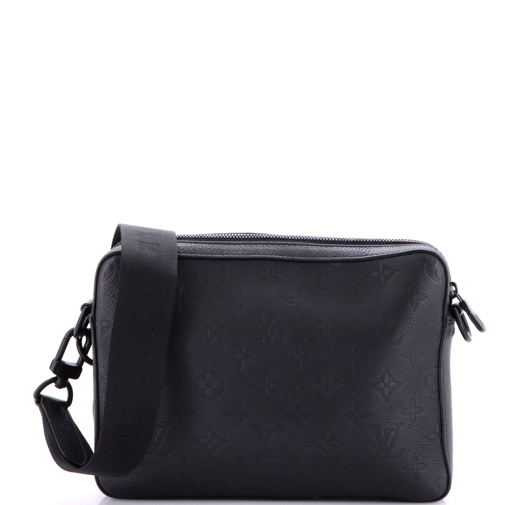 Trio Messenger Bag Monogram Shadow Leather