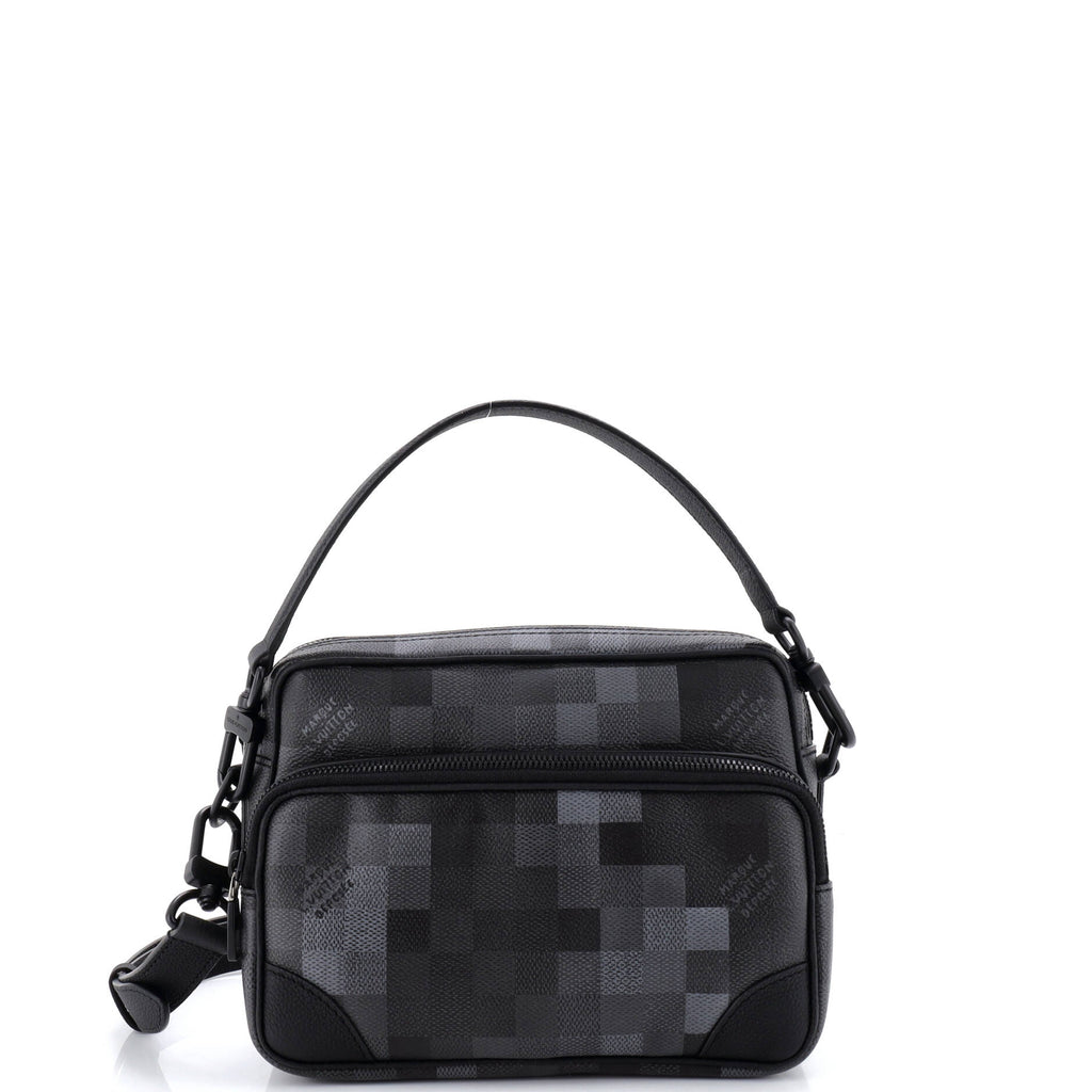 Nil NM Messenger Bag Damoflage Black Coated Canvas