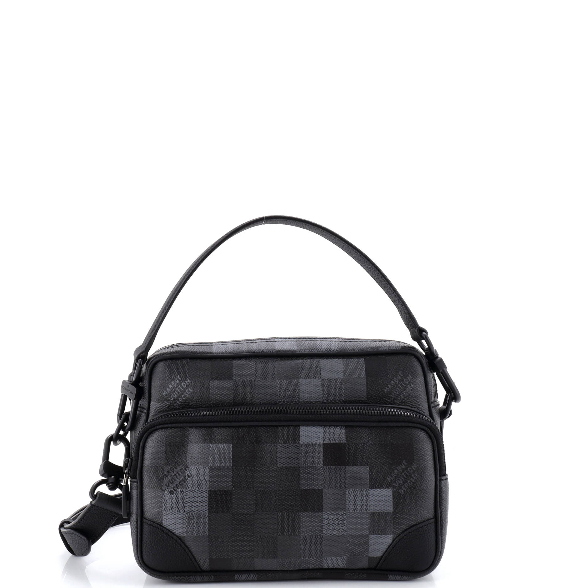 Nil NM Messenger Bag Damoflage Black Coated Canvas