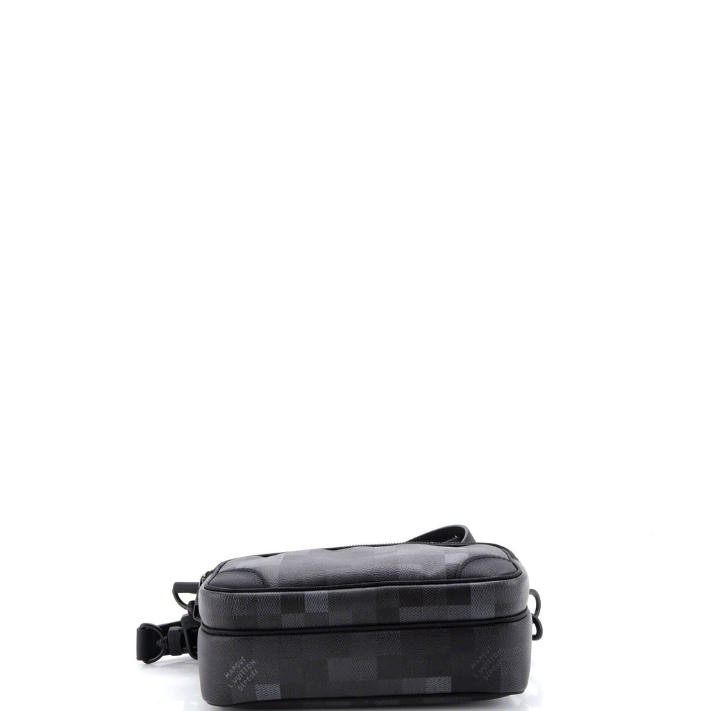 Nil NM Messenger Bag Damoflage Black Coated Canvas