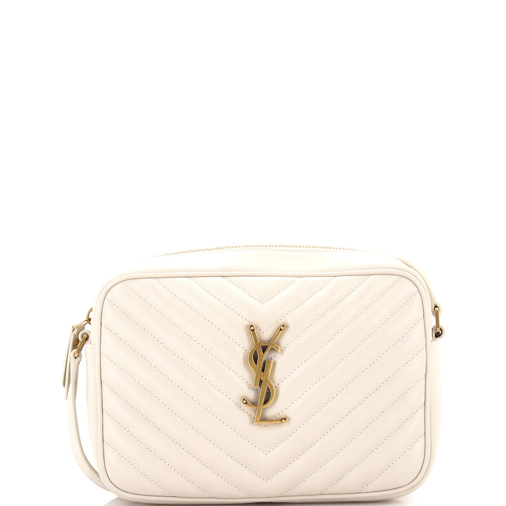 Lou Camera Bag Matelasse Chevron Leather Small