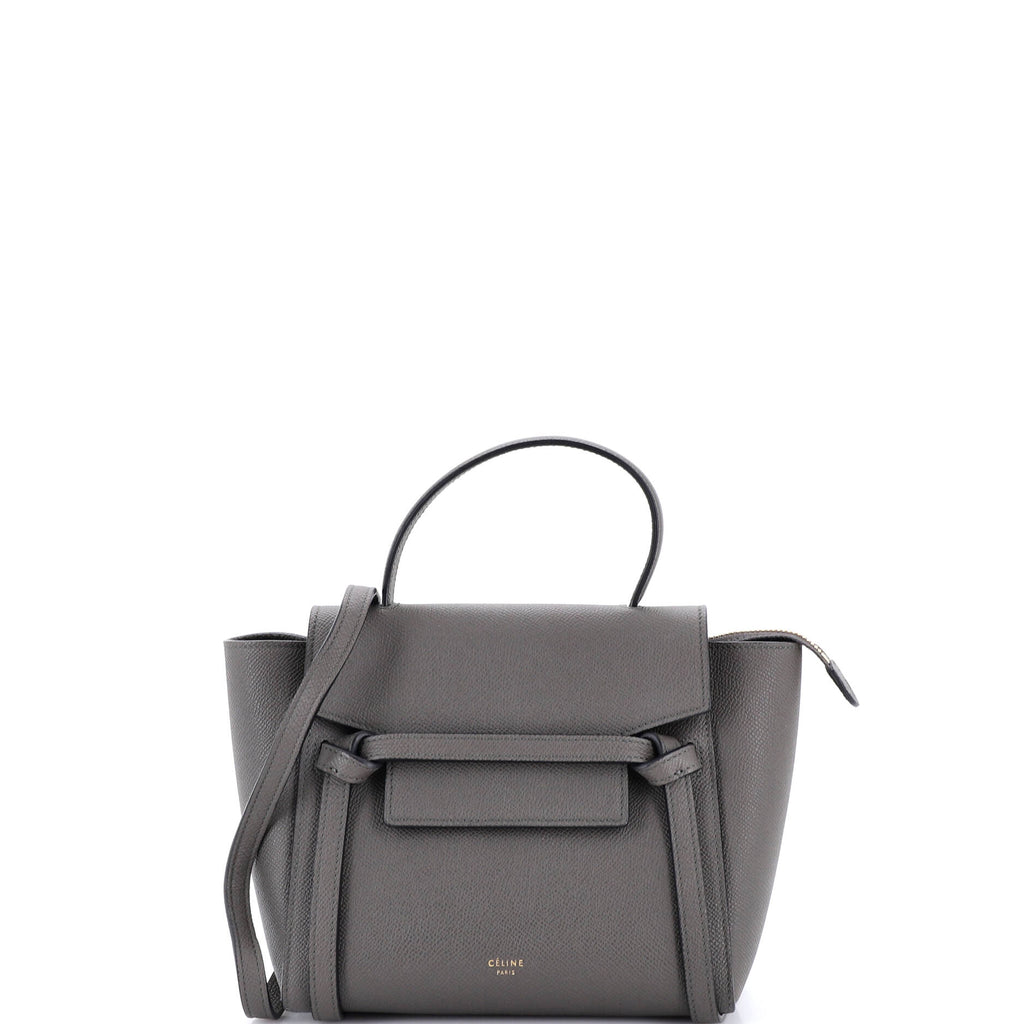 Belt Bag Textured Leather Nano