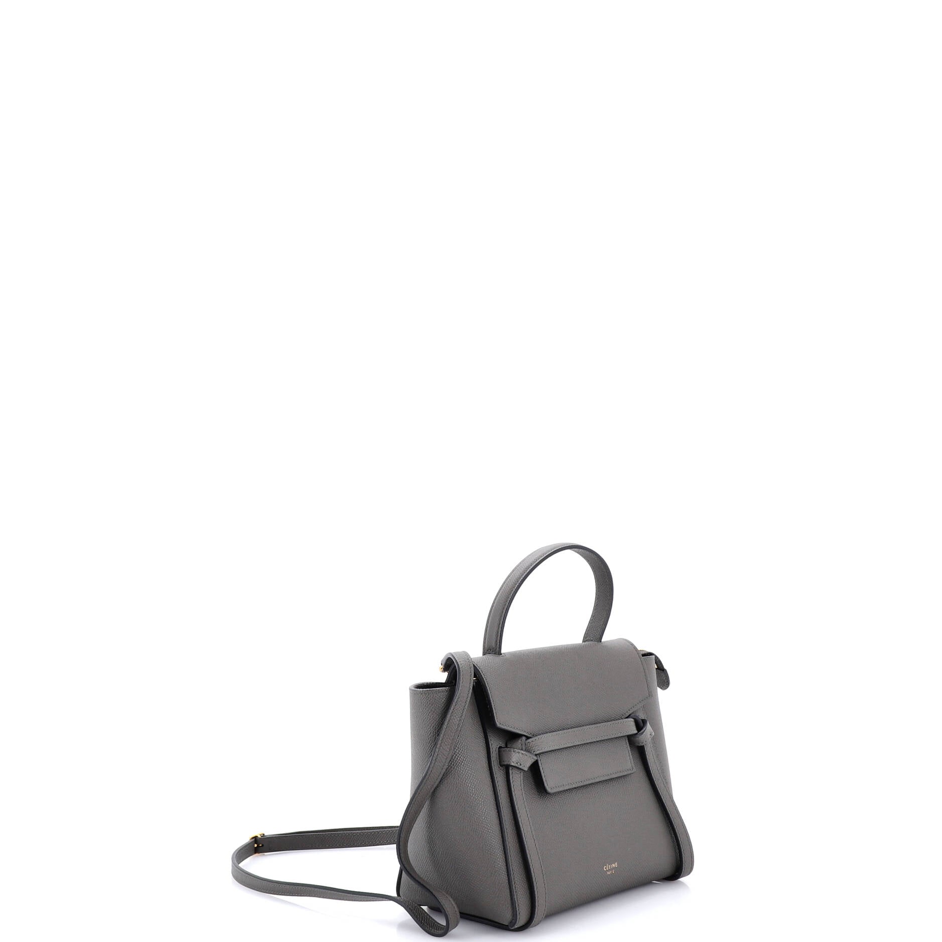 Belt Bag Textured Leather Nano