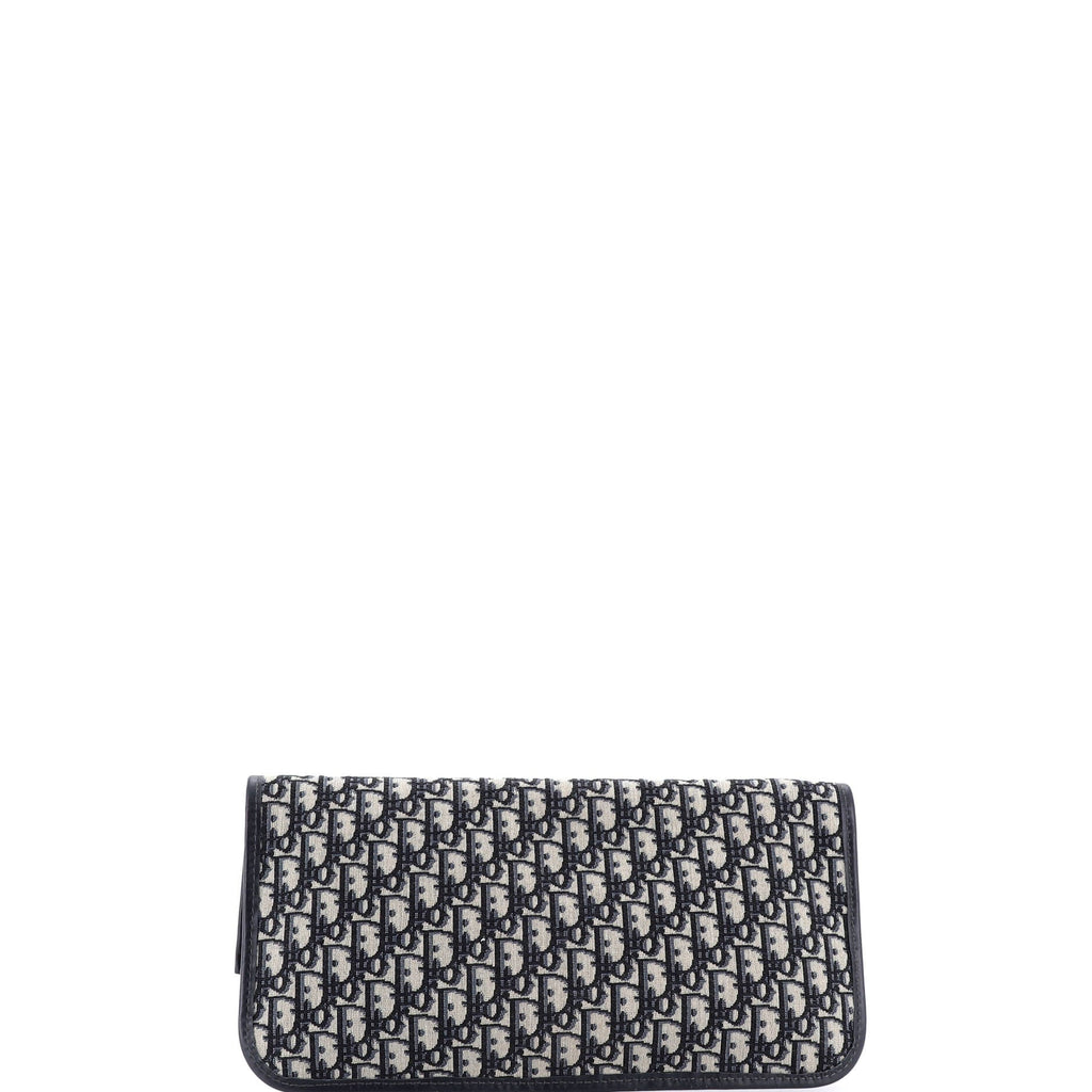 Fold Over Clutch Oblique Canvas