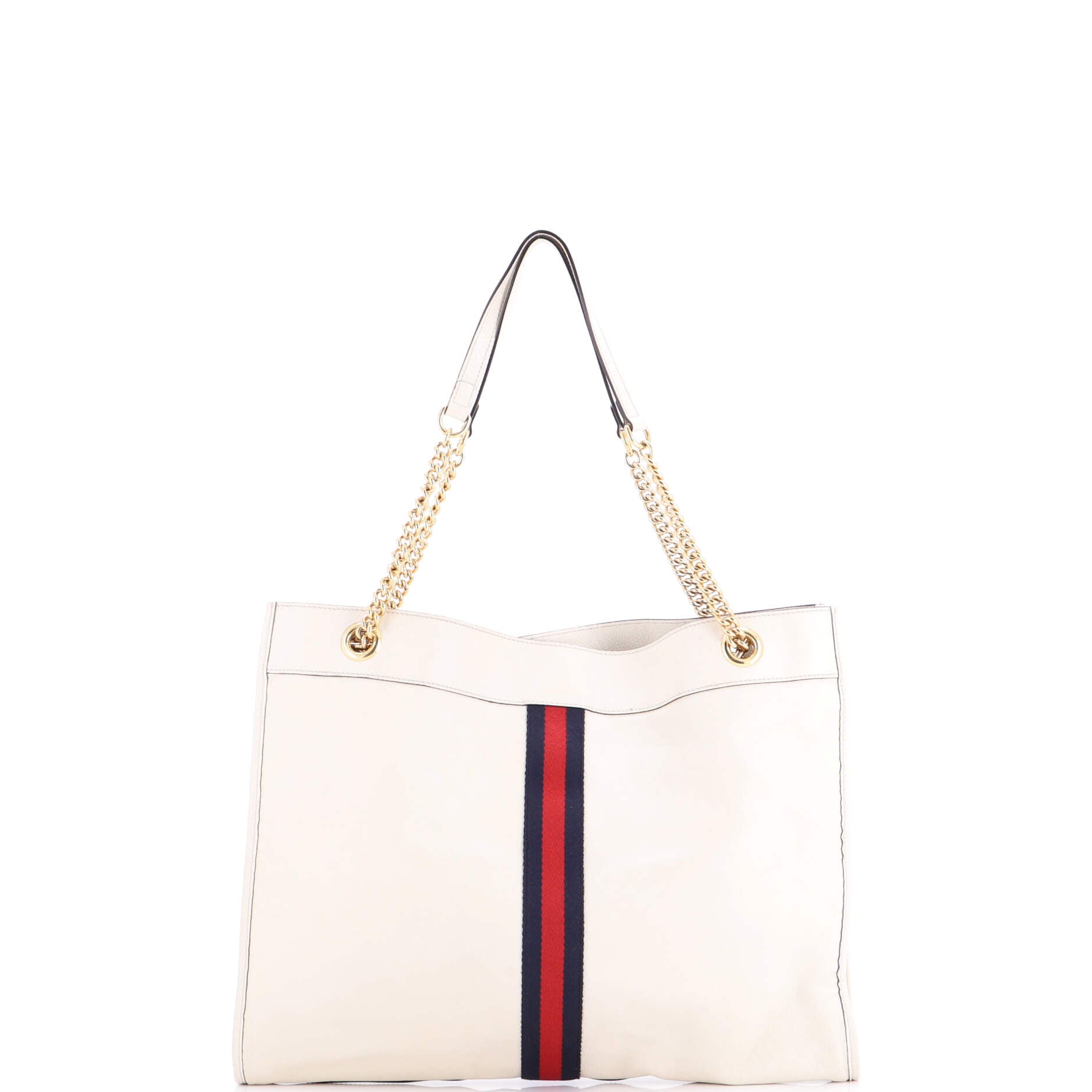 Rajah Chain Tote Leather Large