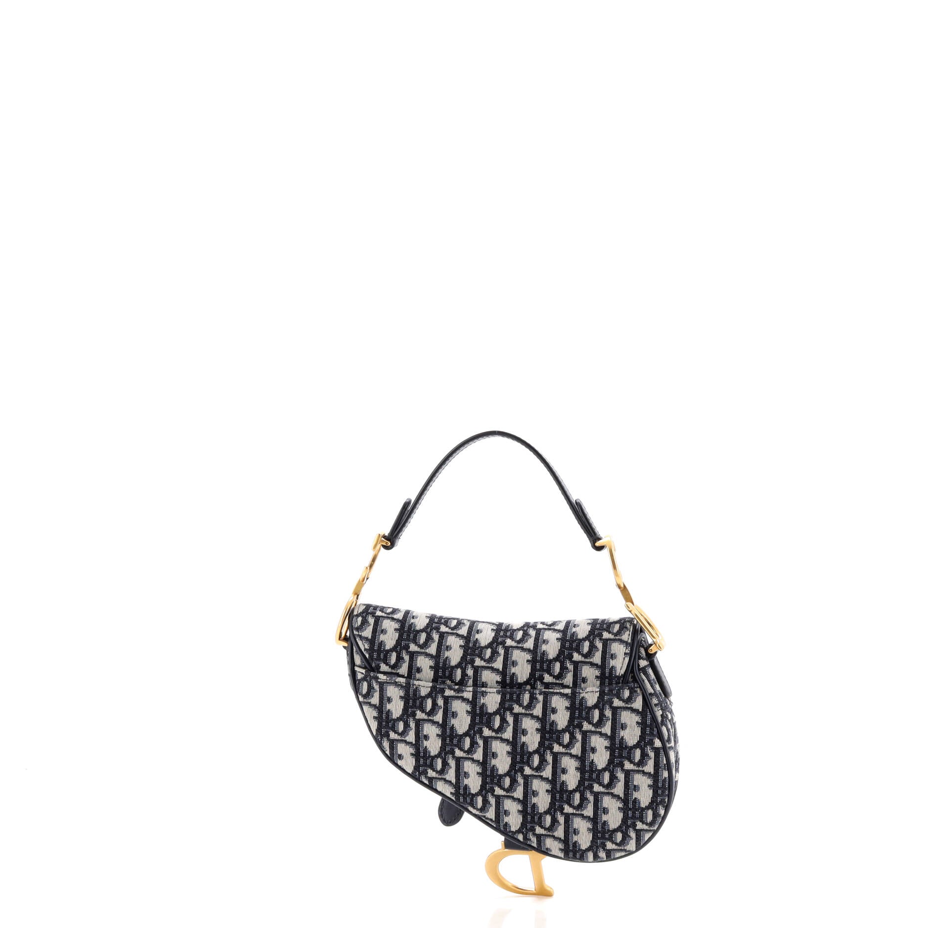 Saddle Handbag Oblique Canvas Mini