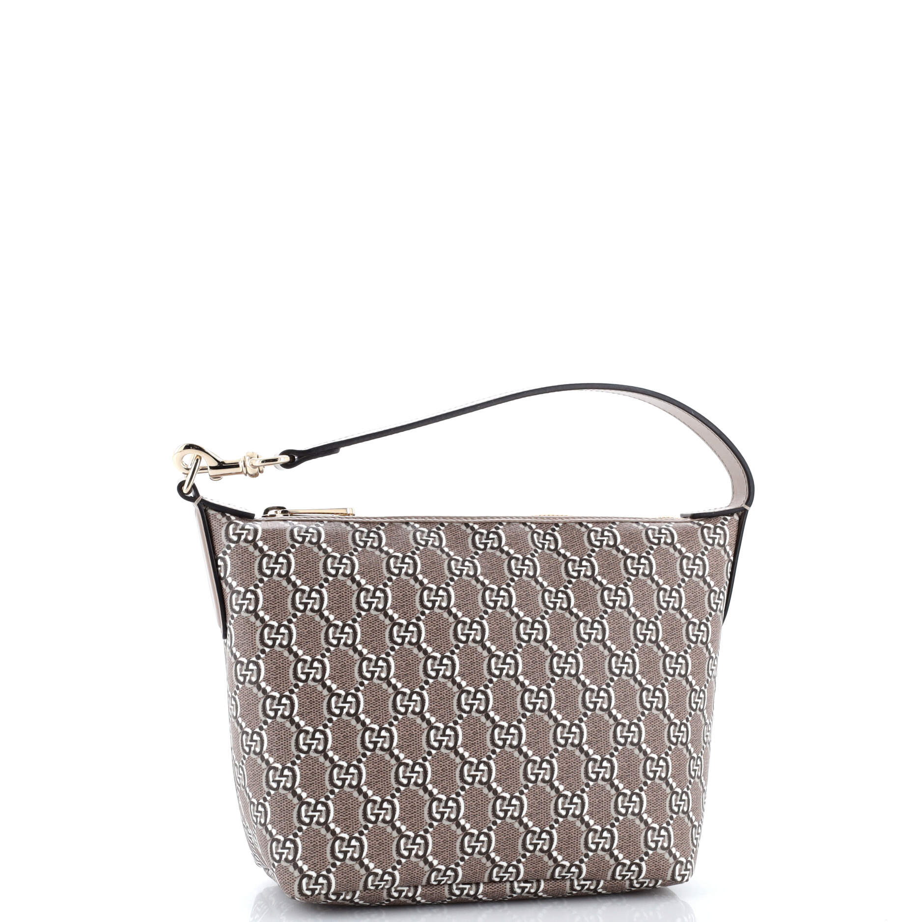 Ophidia Zip Shoulder Bag GG Shadow Coated Canvas Super Mini