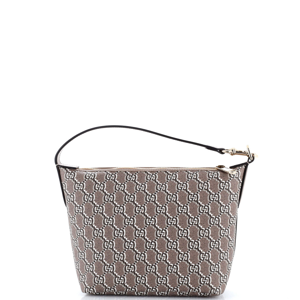 Ophidia Zip Shoulder Bag GG Shadow Coated Canvas Super Mini