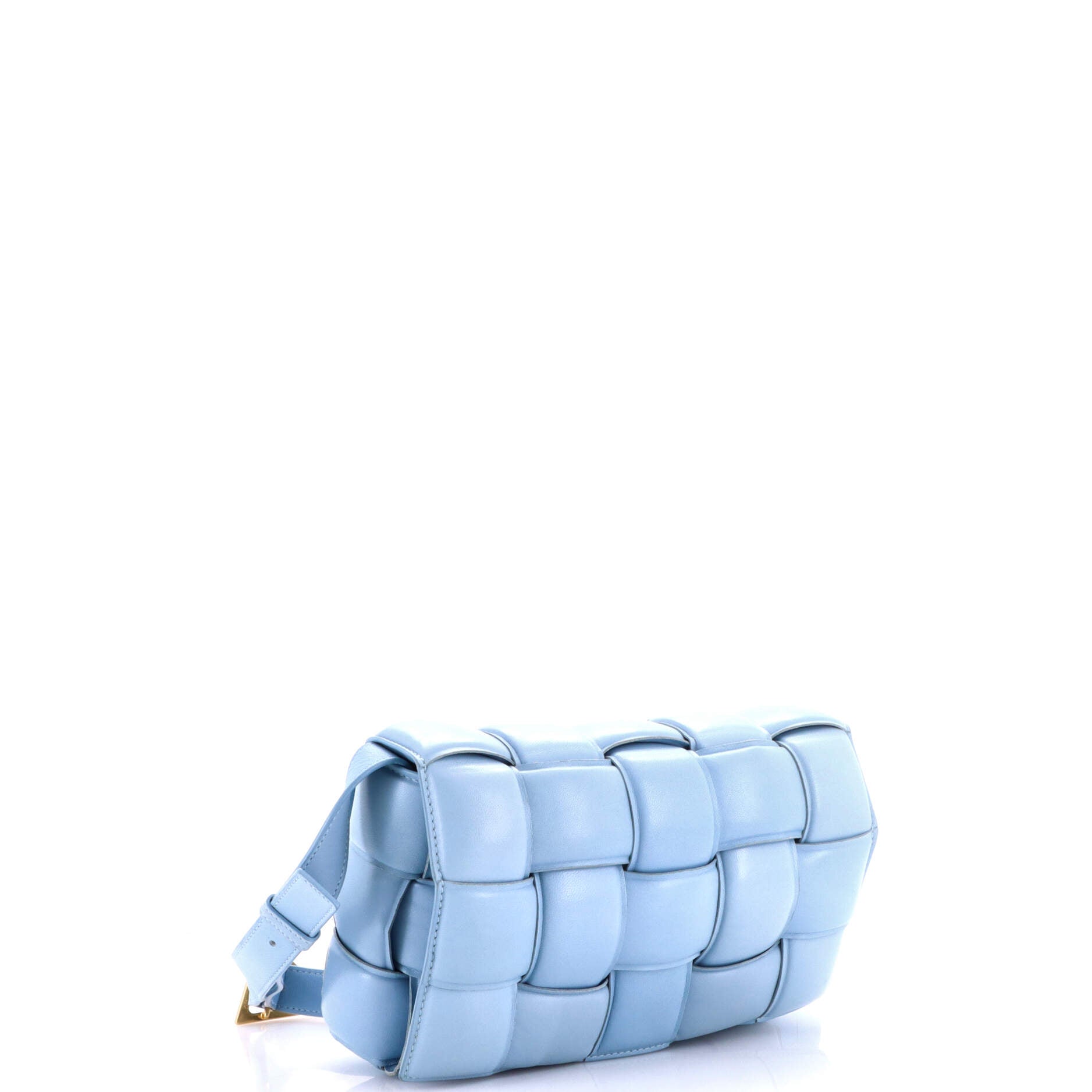 Cassette Crossbody Bag Padded Maxi Intrecciato Leather