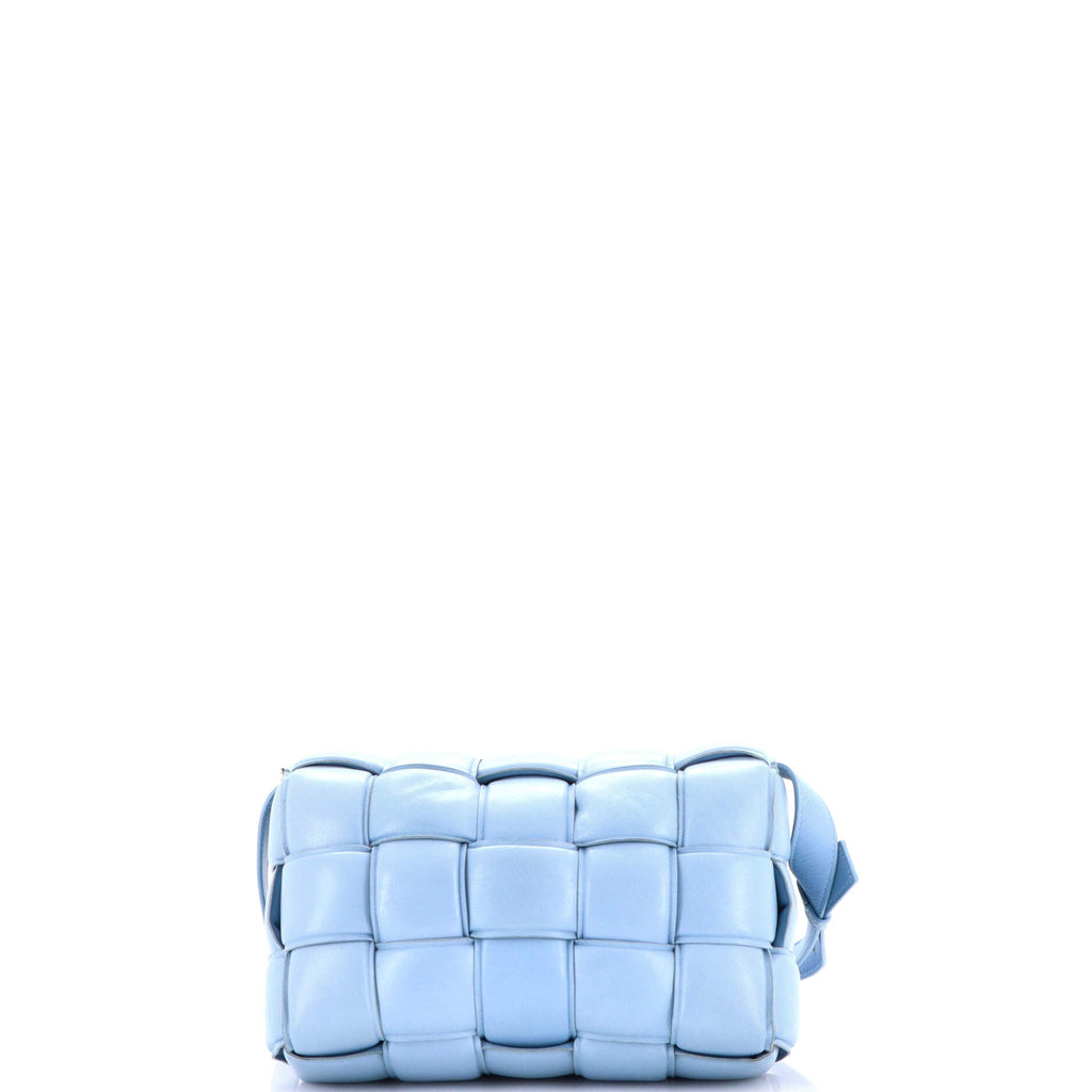 Cassette Crossbody Bag Padded Maxi Intrecciato Leather