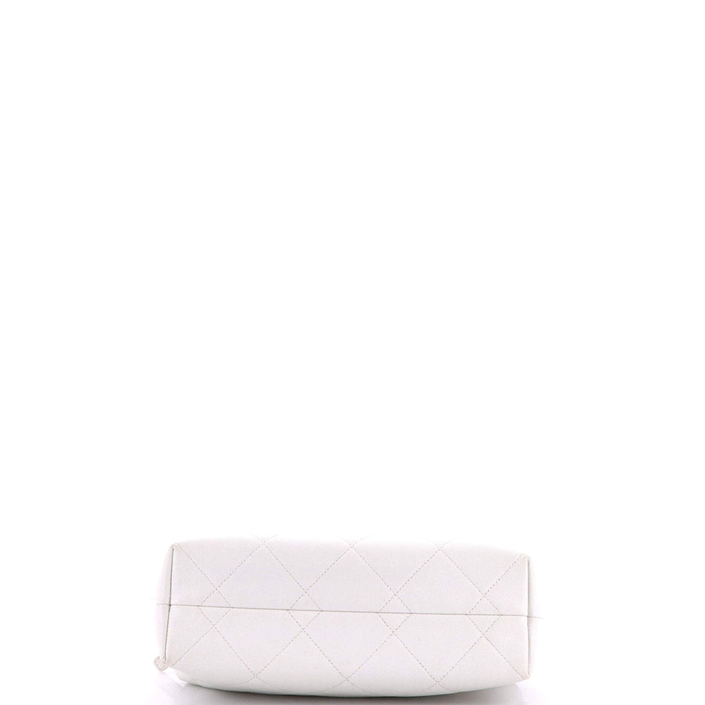 A Real Catch Shopping Bag Quilted Caviar Small