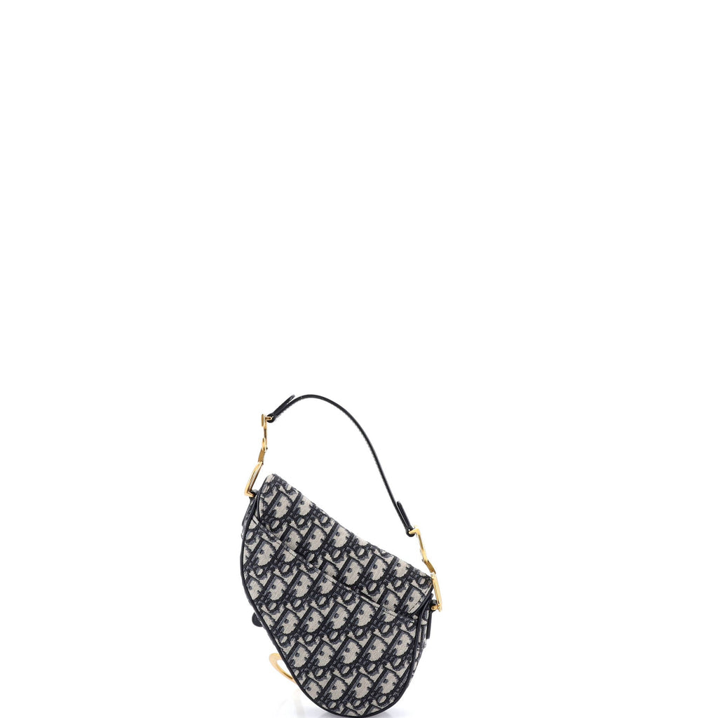 Saddle Handbag Oblique Canvas Mini