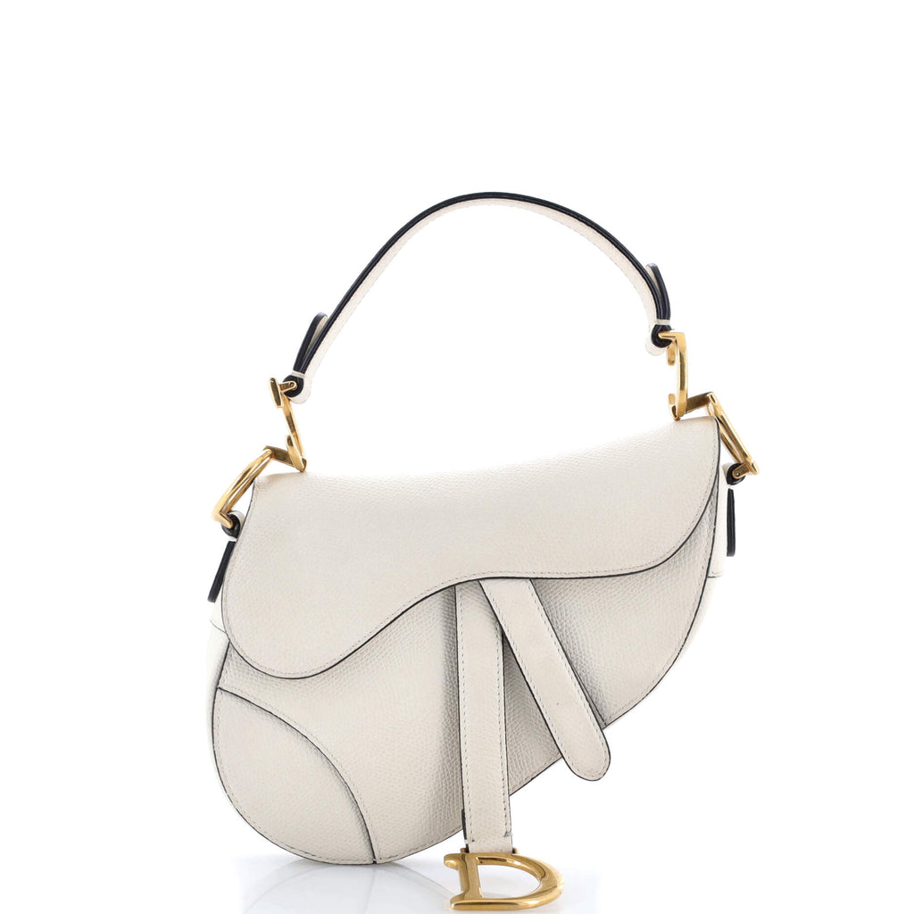Saddle Handbag Leather Mini
