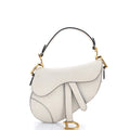 Saddle Handbag Leather Mini